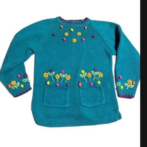 Hannah Andersson sweater organic knit cotton size 110